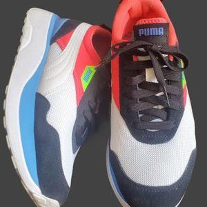 Puma Multi-Color Lace-Up Platform Sneakers